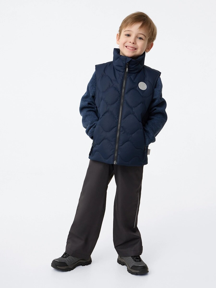 Жилет утеплённый Lassie Inkeri, размер 110, cиний — фото 1