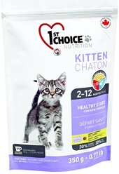 Сухой корм для котят 1st Choice Kitten Здоровый старт, с курицей 6 шт. х 350 г