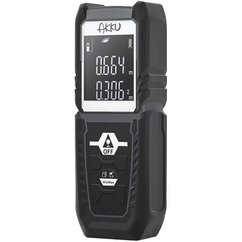 лазерный дальномер цифровой со встроенным уровнем laser distance meter s6 40 м рулетка дальномер Лазерный дальномер AKKU Laser Distance Meter AK302