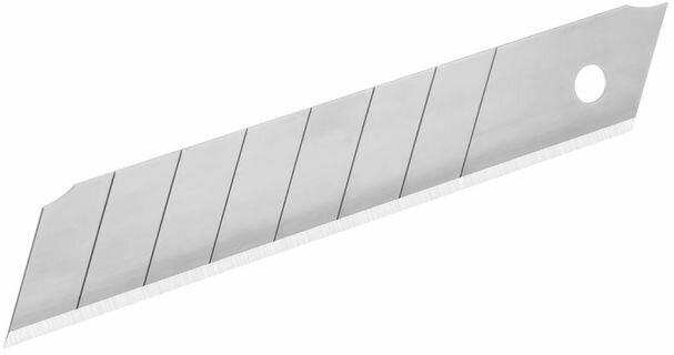 Лезвия 9мм сегментированные бокс 10шт сталь SK5 (1528) (ЦИ)