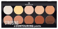 Essence Палетка для стробинга и контурирования Strobing & Contouring palette 10, my own make up arti