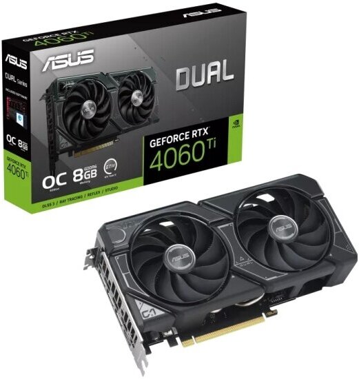 Видеокарта Asus GeForce RTX 4060 Ti DUAL OC 8G