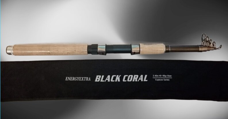 Спиннинг BLACK CORAL 2.40м 40-60г. 6 секций. Explorer Series ENERGYEXTRA