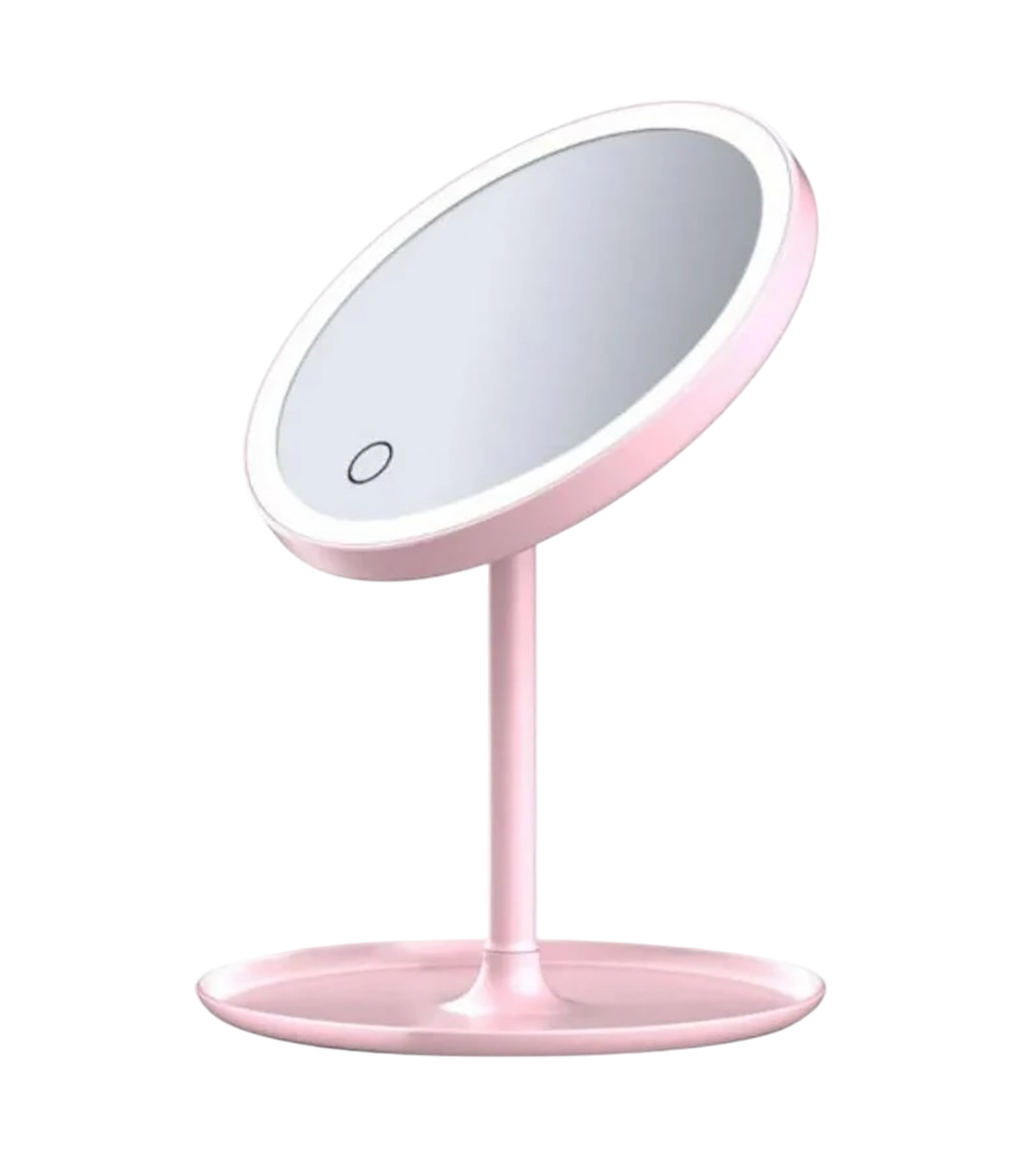 Зеркало для макияжа Xiaomi DOCO Daylight Small Mirror Pro M002 Pink