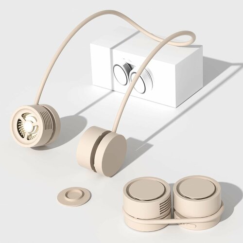 Маленький мини вентилятор на шею портативный мини кондиционер 2150₽