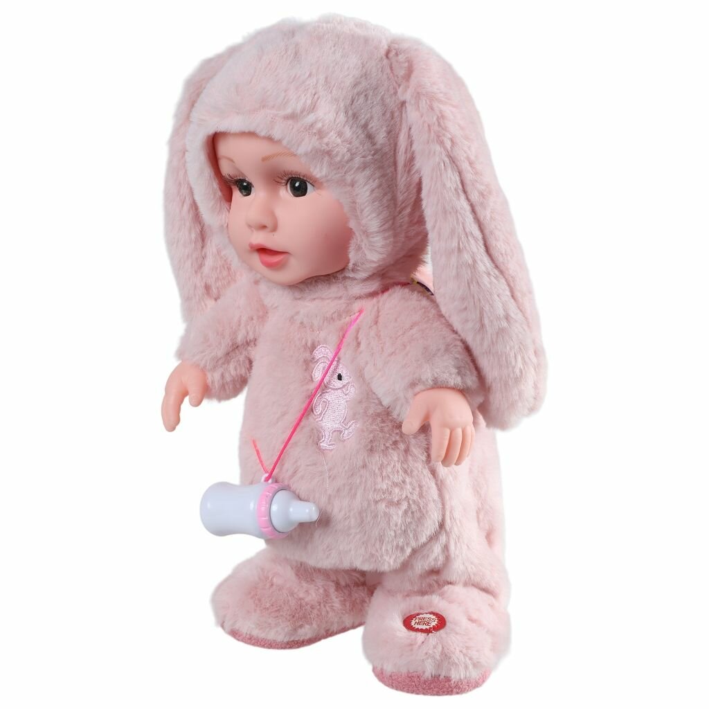 Коричневый/розовый/красный ребенок сияющий электрический плюш для игрушек кукол многофункциональный пение ходьбы Talk Humanoid T