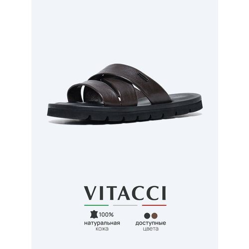 фото Сабо vitacci, размер 43, коричневый