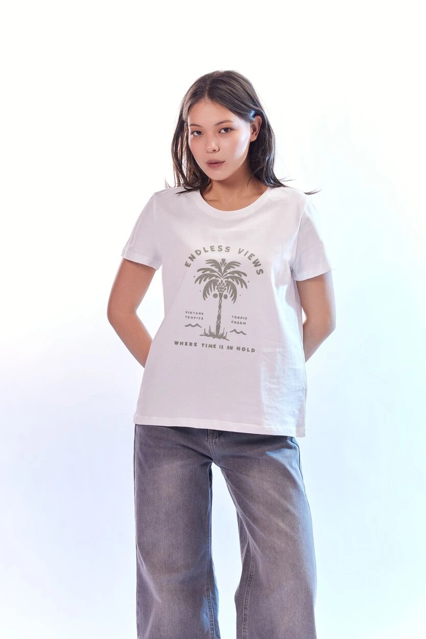 Футболка Selfie, размер L, белый — фото 1