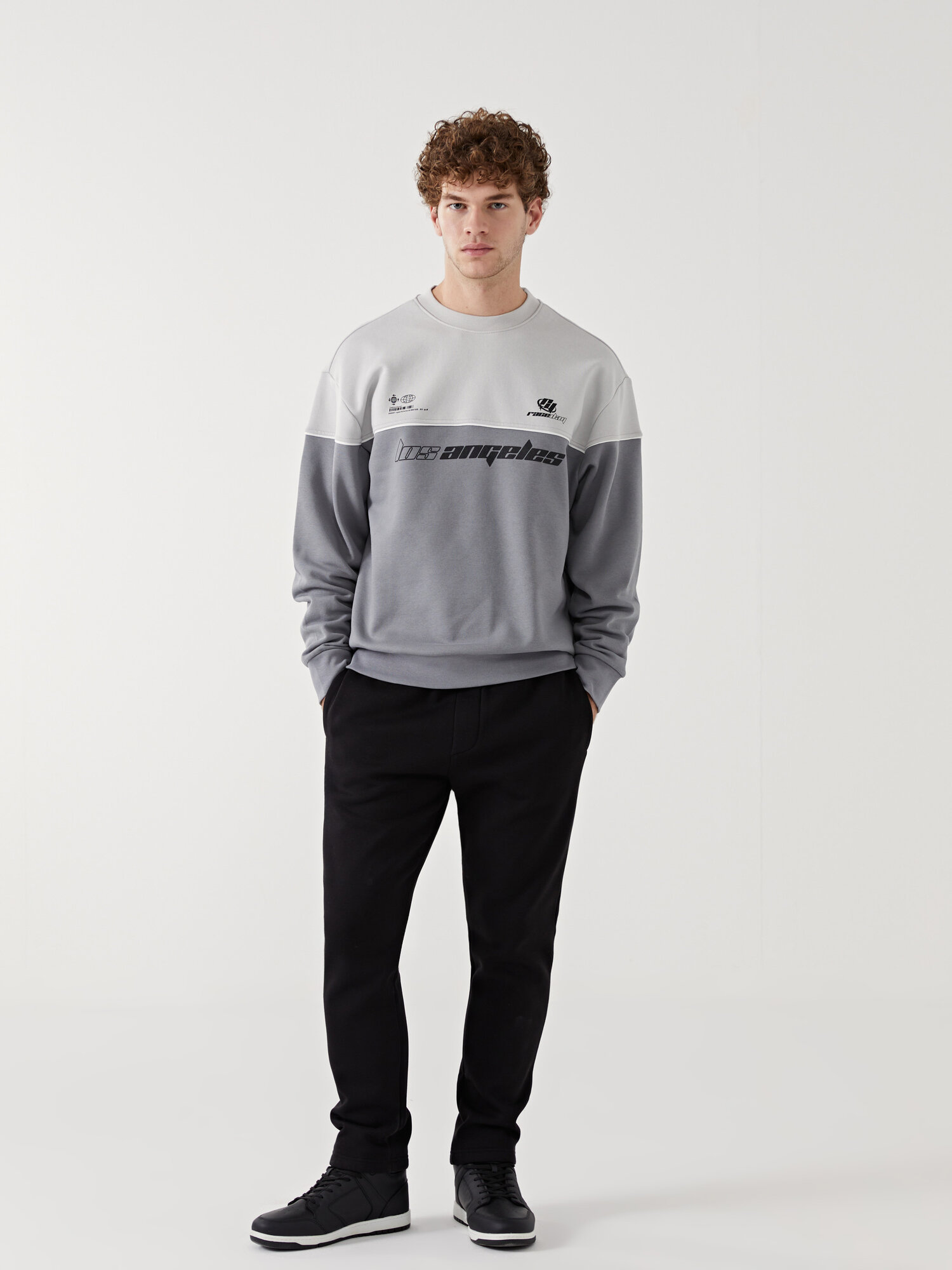 Свитшот LC Waikiki, размер S, , grey — фото 1