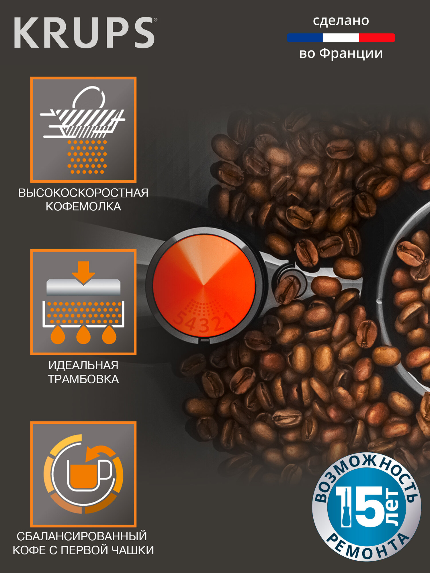 Автоматическая кофемашина Krups - фото №9