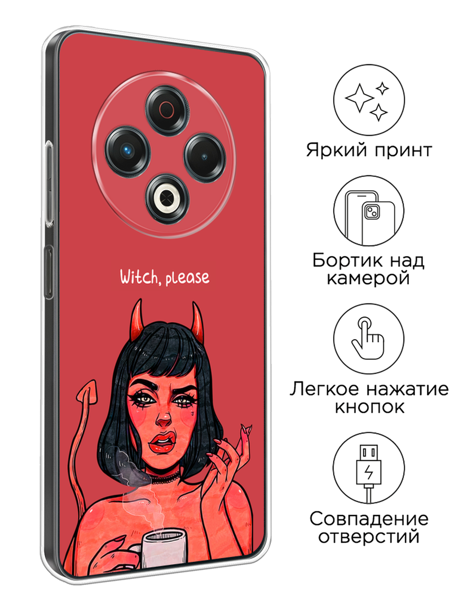 Чехол на Tecno Spark 30 / Текно Спарк 30 с принтом Evil Girl — фото 1