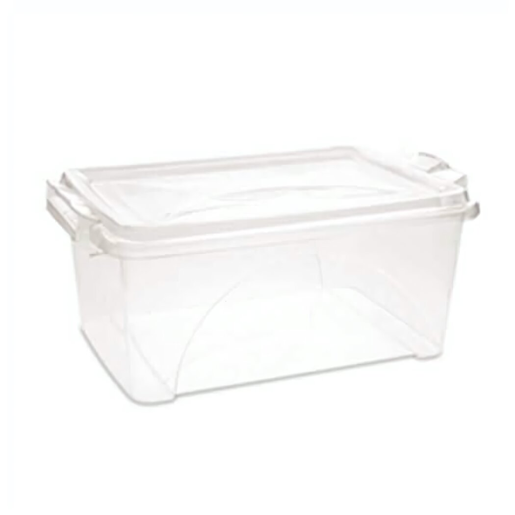 Контейнер для хранения «стар» с герметичной крышкой 7.5 л 36х24х15 см прозрачный пластик
