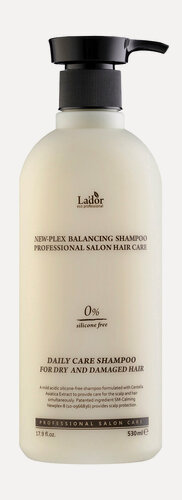 Изображение товара LA`DOR Шампунь для сухих и поврежденных волос Newplex Balancing Shampoo увлажняющий мягкий, 530 мл
