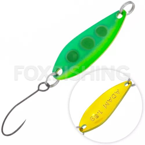 Блесна колеблющаяся Daiwa Presso adam 1 5гр  2 6см  Gurikinyamame