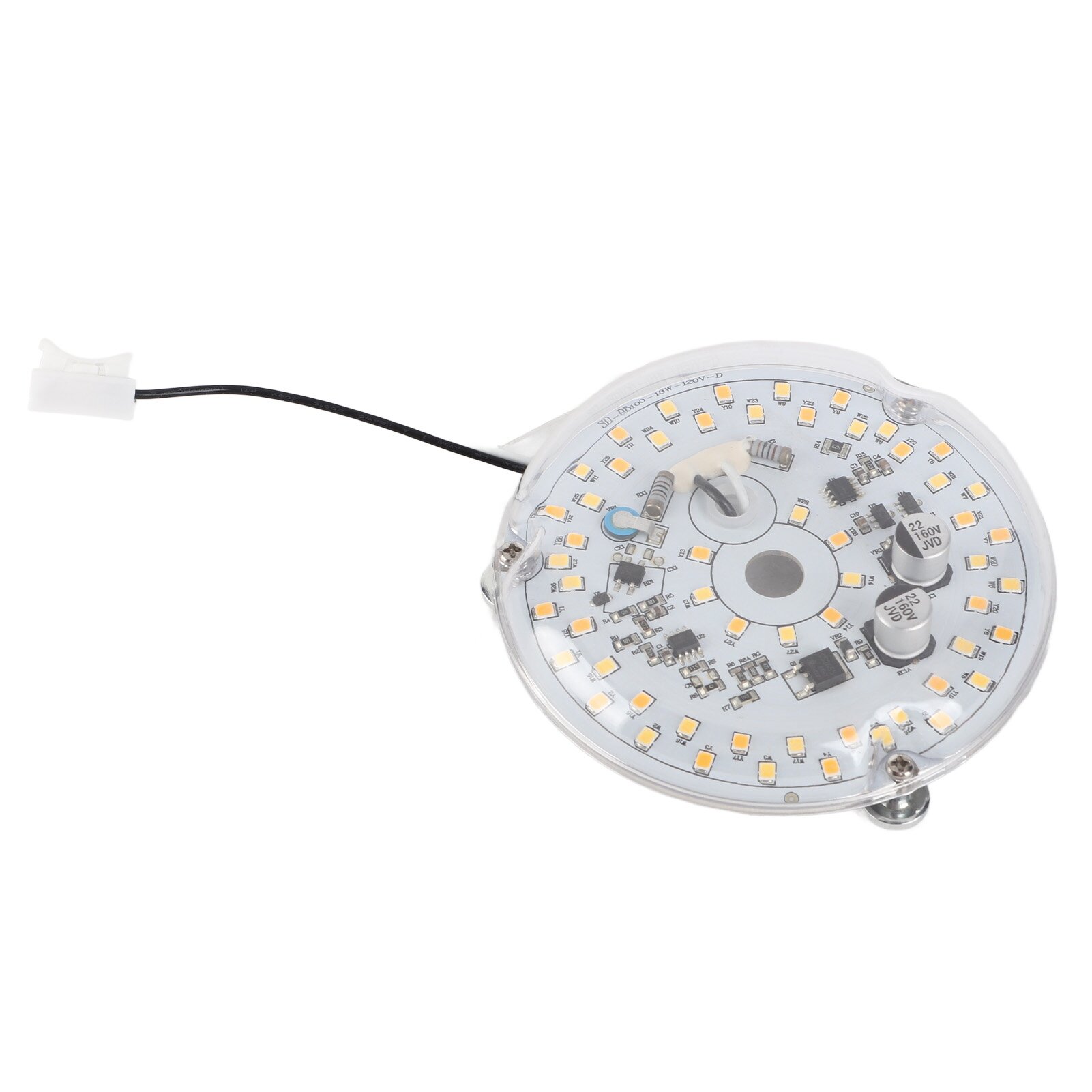 3.93 Inch LED Ceiling Fan Light AC 120V 18W 2000LM 3 Color Temperature Dimmable Magnetic Retrofit Board Panel for Replacement