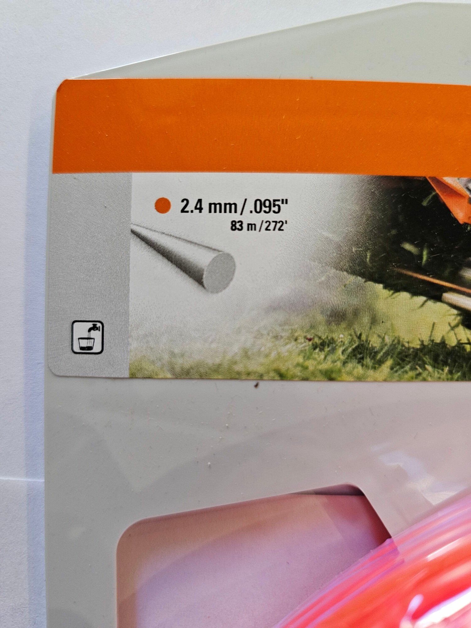 Леска ( корд) для триммера Stihl 2,4 (83м) круглое сечение — фото 1