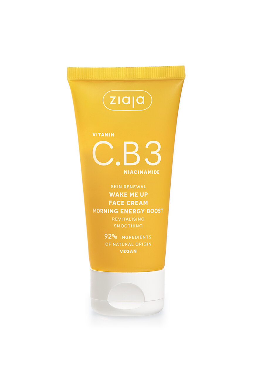 Крем Ziaja C. B3 Vitamin Wake Me Up Niacinamid, для всех типов кожи, 50мл