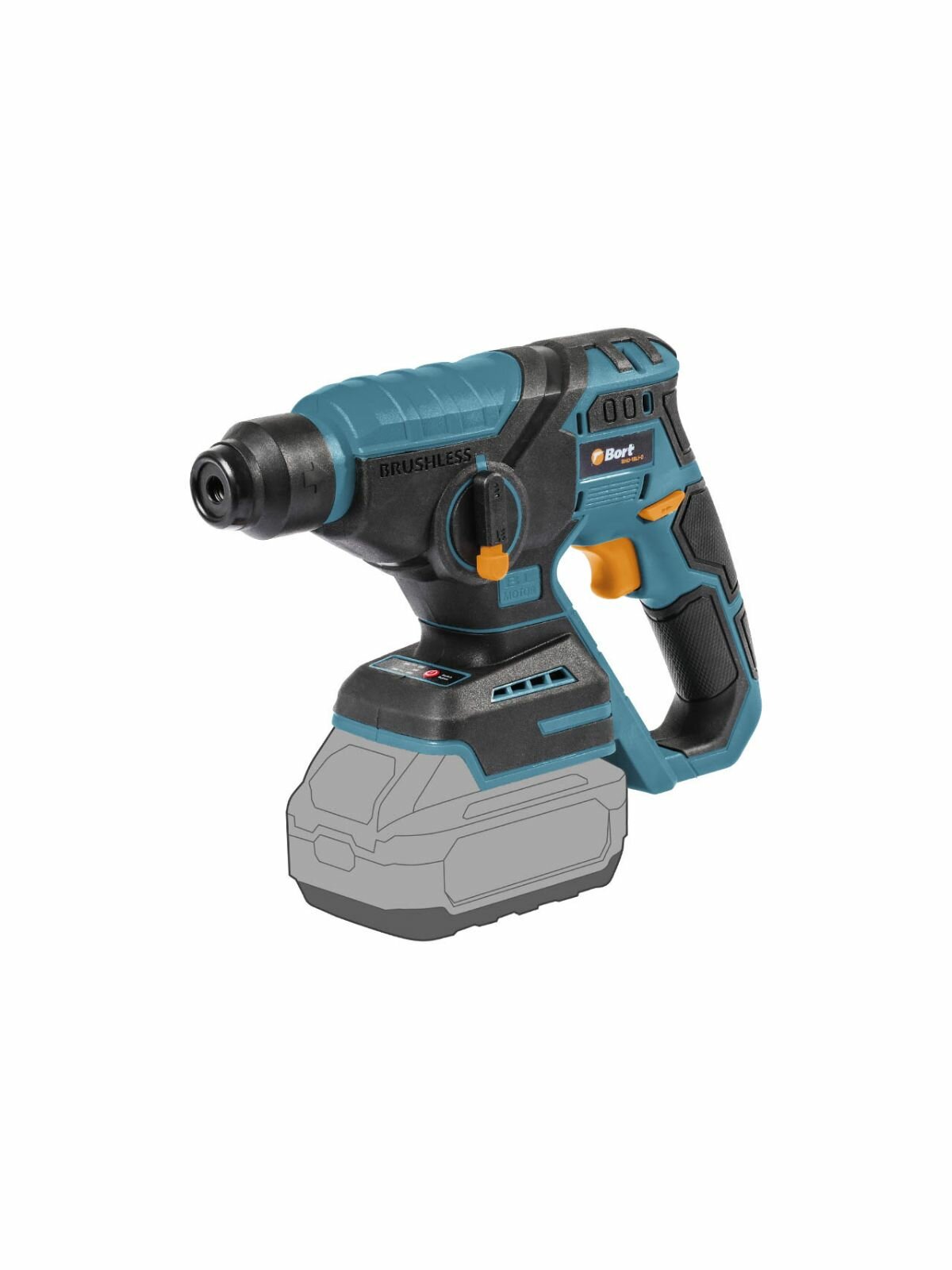 BORT Перфоратор аккумуляторный BHD-18Li-0 (без аккумулятора и зарядного устройства, бесщеточный, 18В, индикатор заряда)