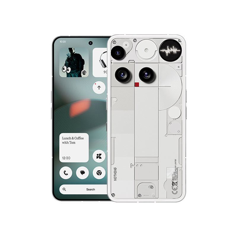 Смартфон Nothing Phone (3), 16/512GB Qualcomm Snapdragon 8S Gen 4 глобальная версия, белый — фото 1