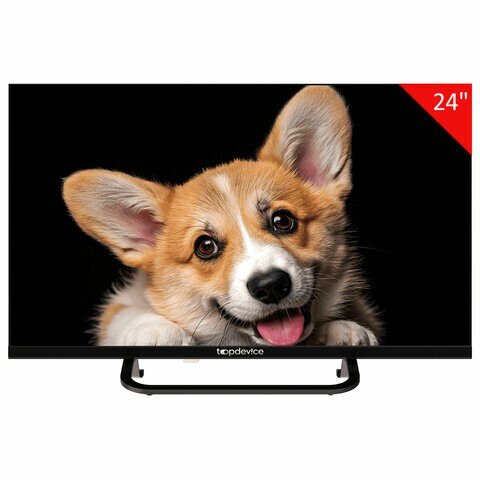 Телевизор 24 Topdevice TDTV24CS03H_BK Yandex черный