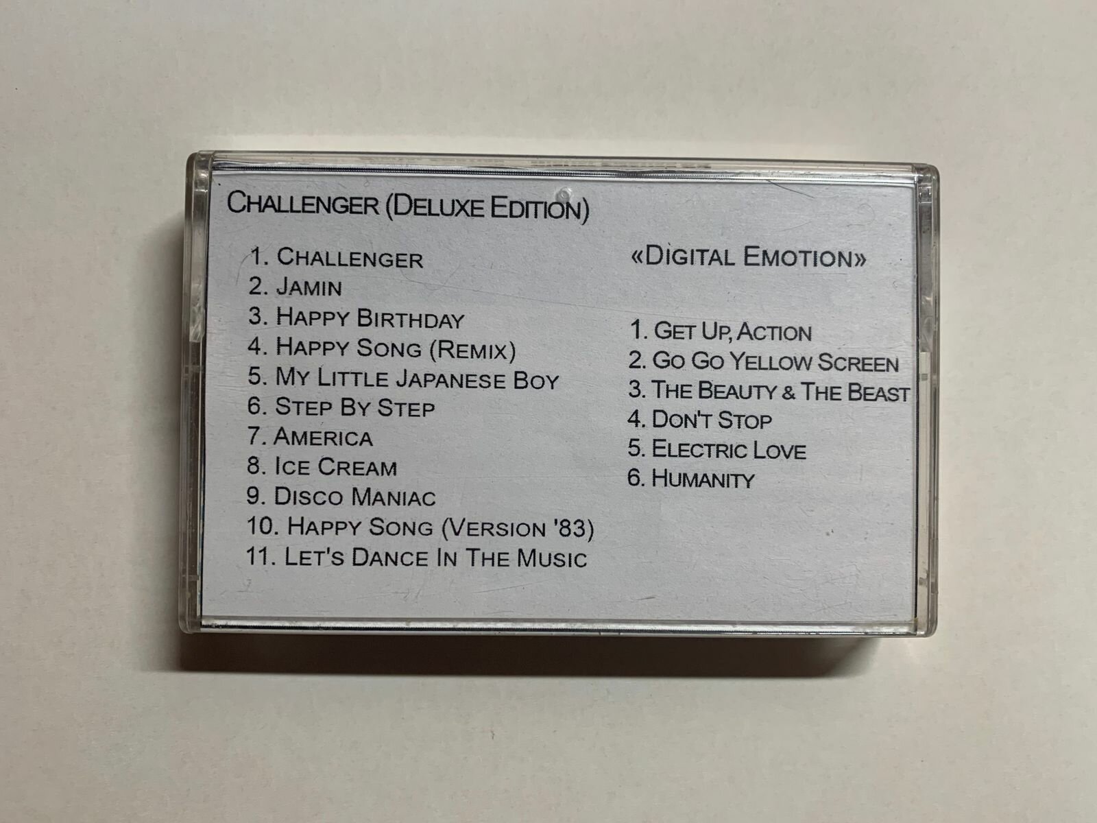 Аудиокассета Sony "Babys Gang" и "Digital Emotion", раритетные итало-хиты, 1980-е годы