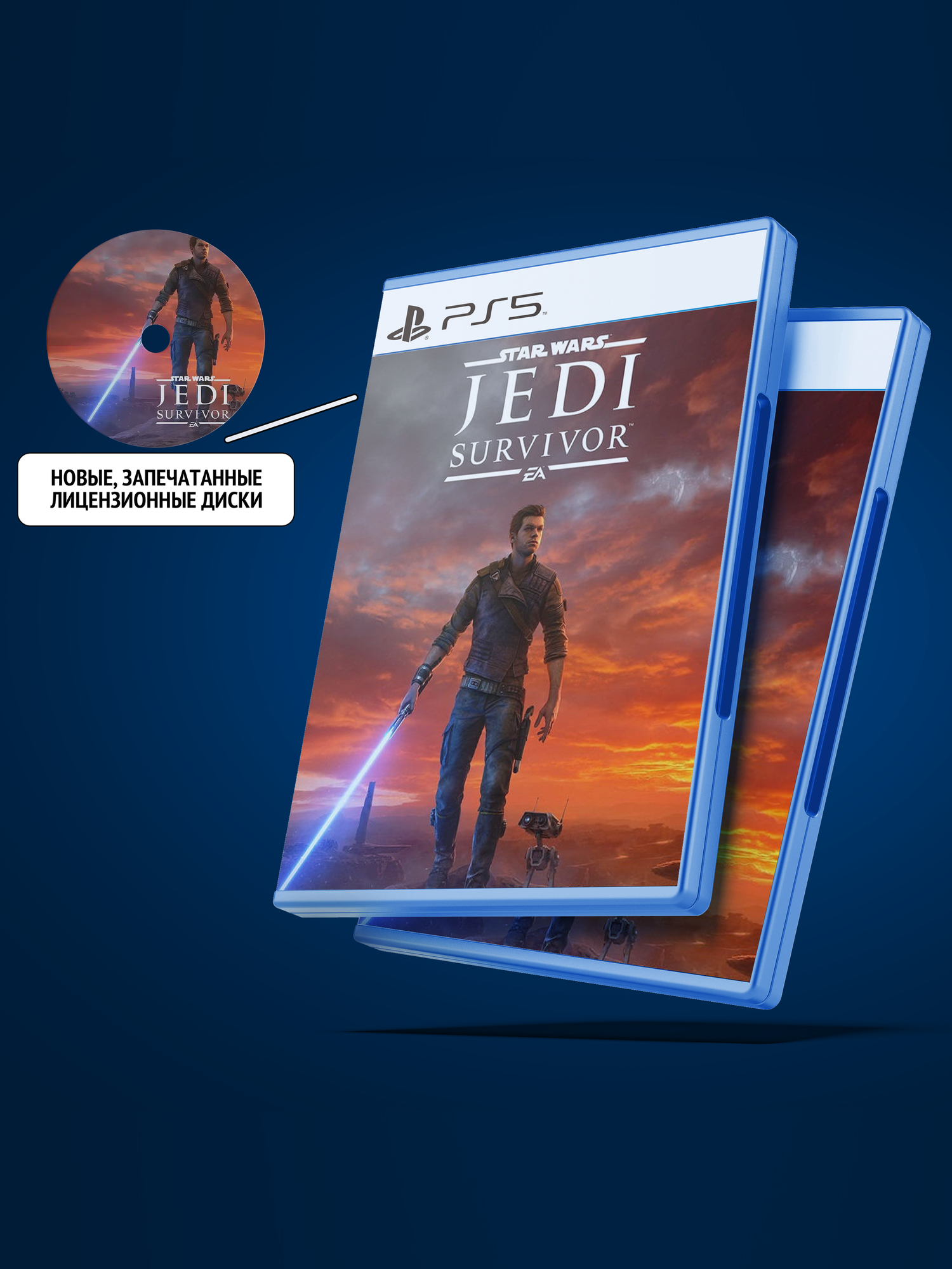 Star Wars Jedi: Survivor для PlayStation 5 (PS5, Диск, Английская версия)