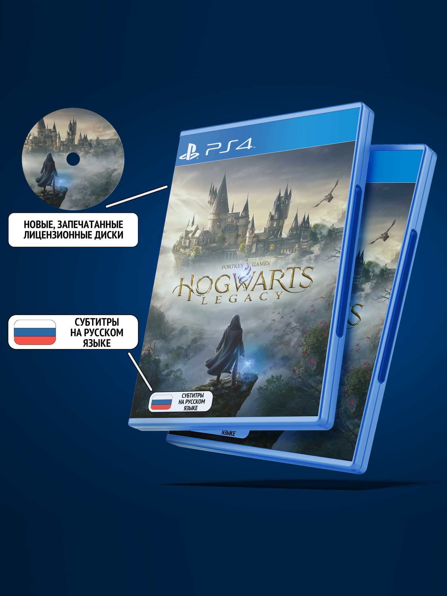 Hogwarts Legacy для PlayStation 4 (PS4, Диск, Русские субтитры)