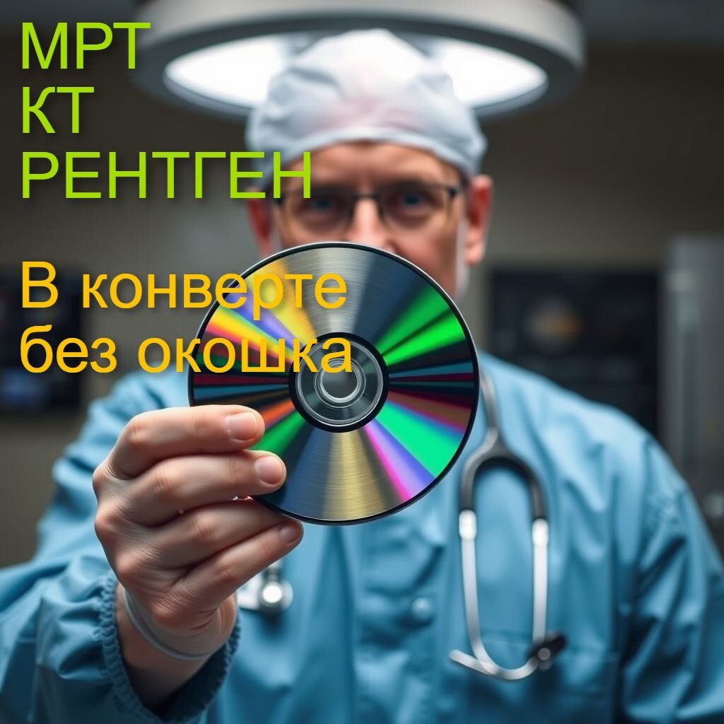 Диск CD-R 700MB 52x в конверте без окошка, 1 штука / Болванка CD-R Verbatim/Подходит для МРТ/КТ/РЕНТГЕН