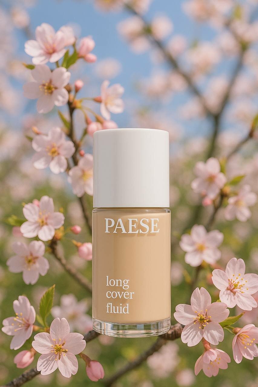 Тональный крем PAESE LONG COVER FLUID, для сухой/комбинированной кожи, без парабенов, 30мл, № 1,5 — фото 1