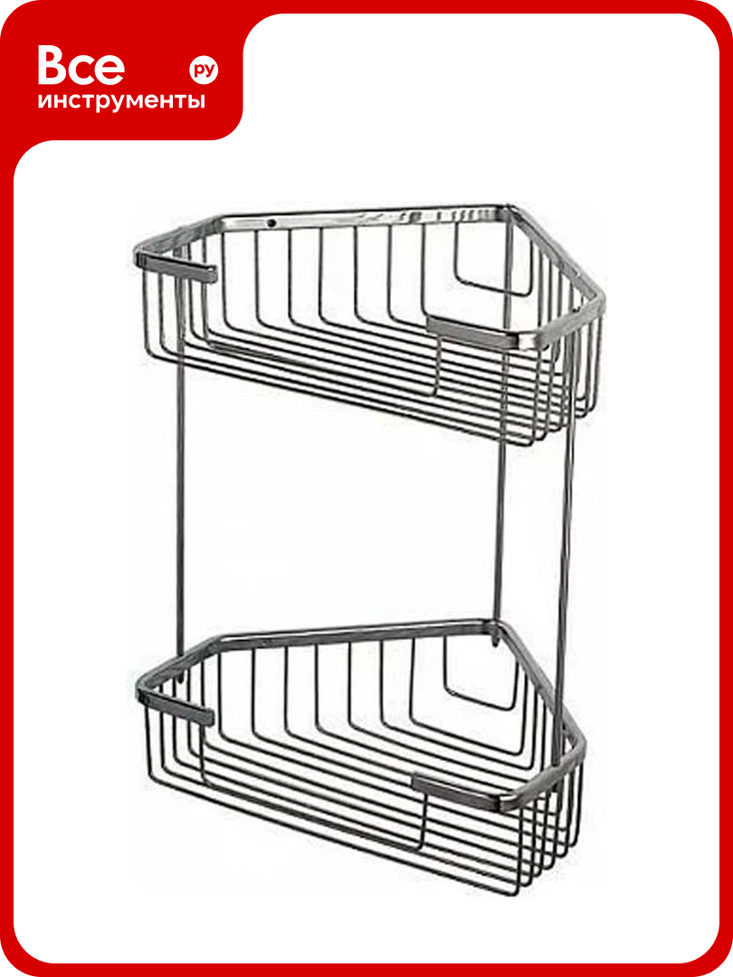 Металлическая полка Ekko 2-ярусная угловая E335-1