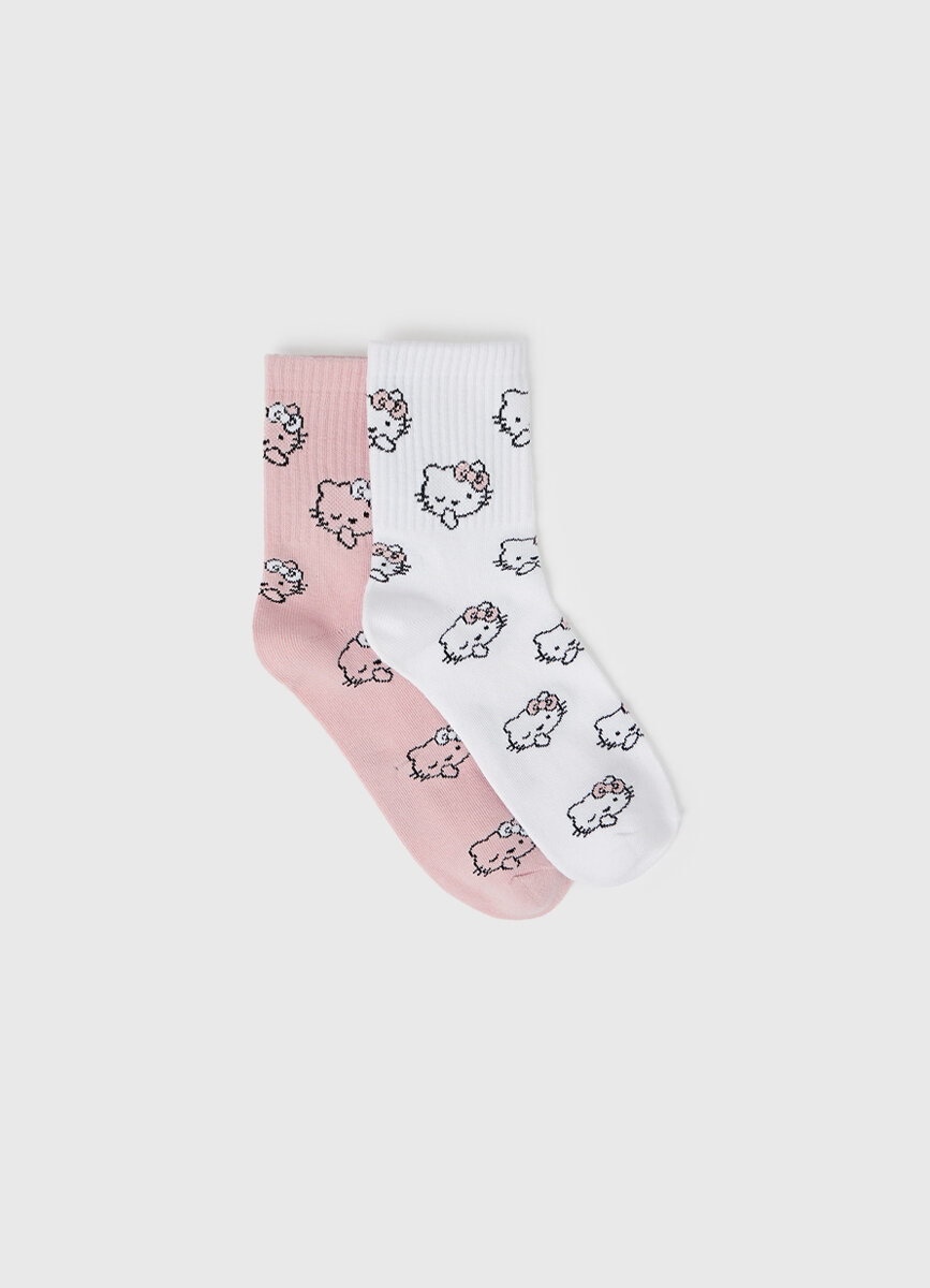 Носки O'STIN 2 пары размер 25-27 пыльно-розовый