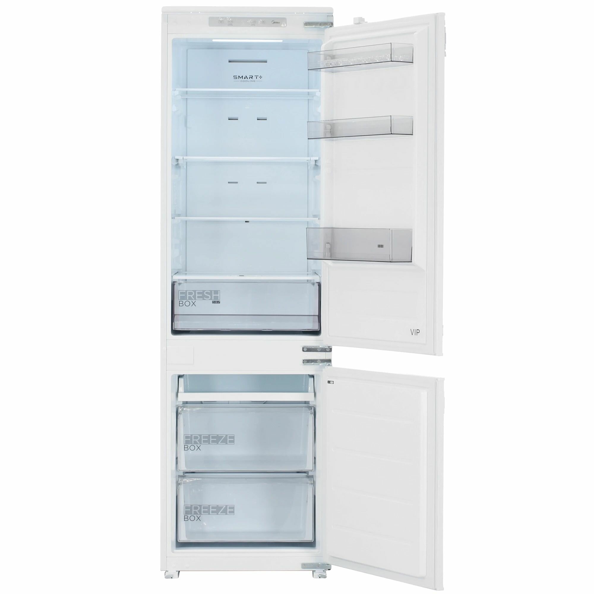 Холодильник Midea MDRE368FGE01, No Frost, встраиваемый, белый