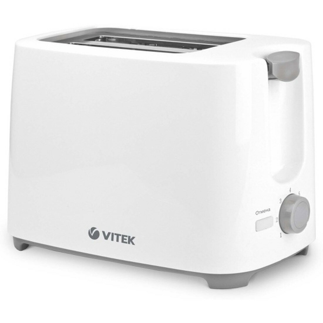 Тостер VITEK VT-1587, 2 тоста, мощность 800 Вт