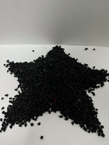 Изображение товара Резиновая крошка "ЭкоШина" (мягкий асфальт) фракция 3-5, РК003/7-0