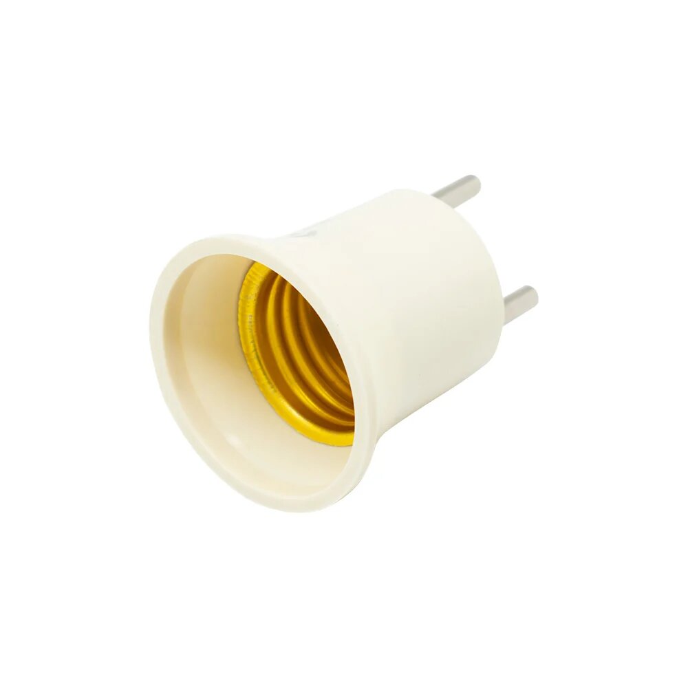 Переходник вилка-патрон Е27 арт. OXION AH-009WH-E27