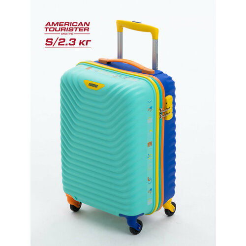 фото Чемодан american tourister, 38 л, размер s, мультиколор