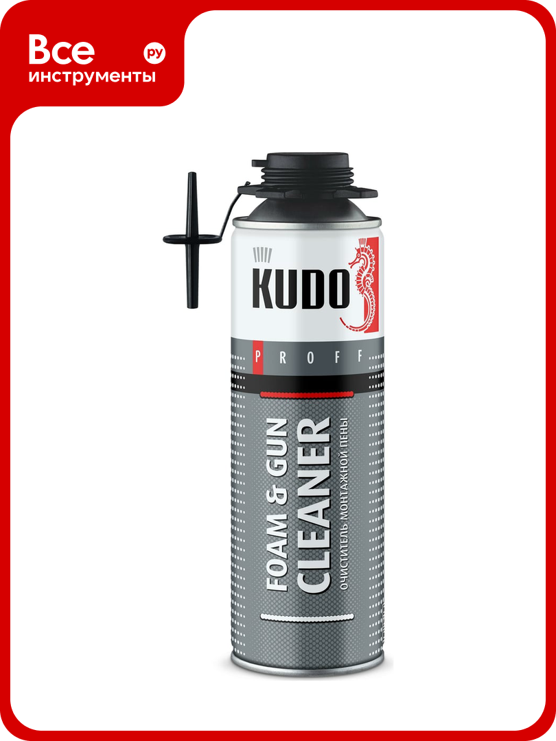 Очиститель монтажной пены KUDO FOAM&GUN CLEANER 650 мл KUPP06C