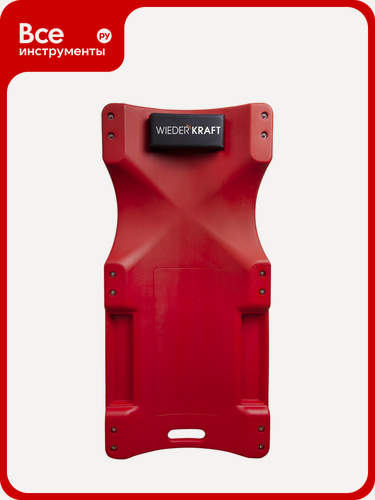Изображение товара Лежак подкатной пластиковый WDK-84068R WIEDERKRAFT, 1010x475x130, 130 мм, пластиковая