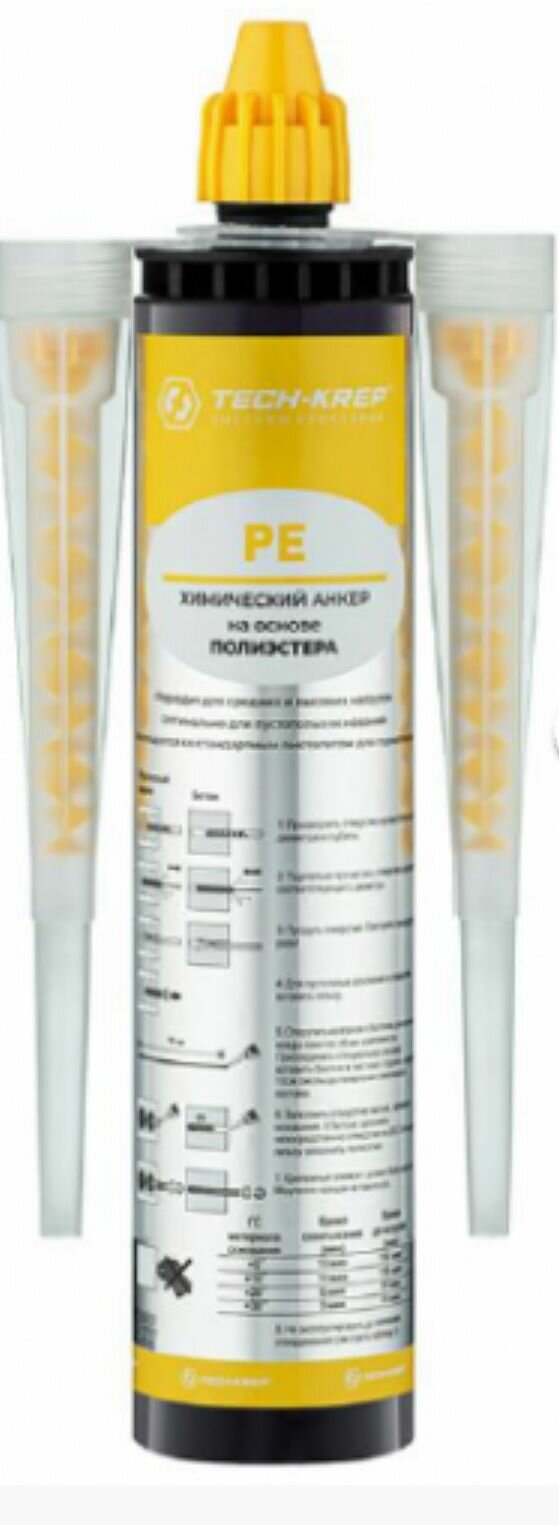 Химический анкер Tech-Krep PE Polyester 300мл полиэстеровая смола