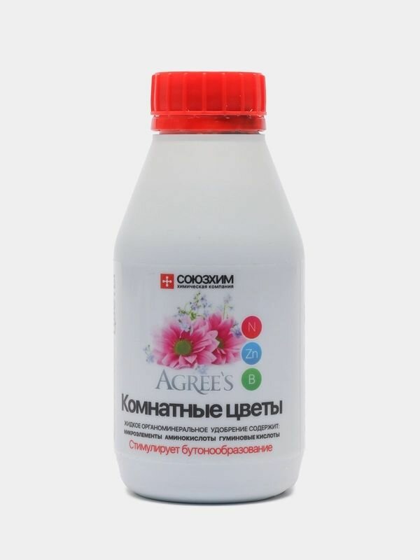 Органоминеральное удобрение Комнатные цветы 250 мл   Агрис
