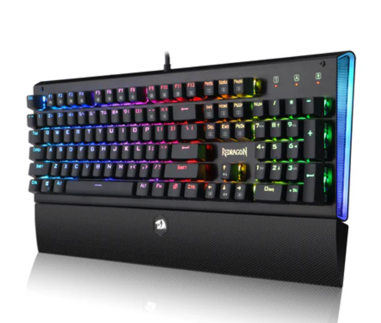 Клавиатура Redragon ARYAMAN K569, механическая, RGB, для ПК, съёмная подставка для запястья