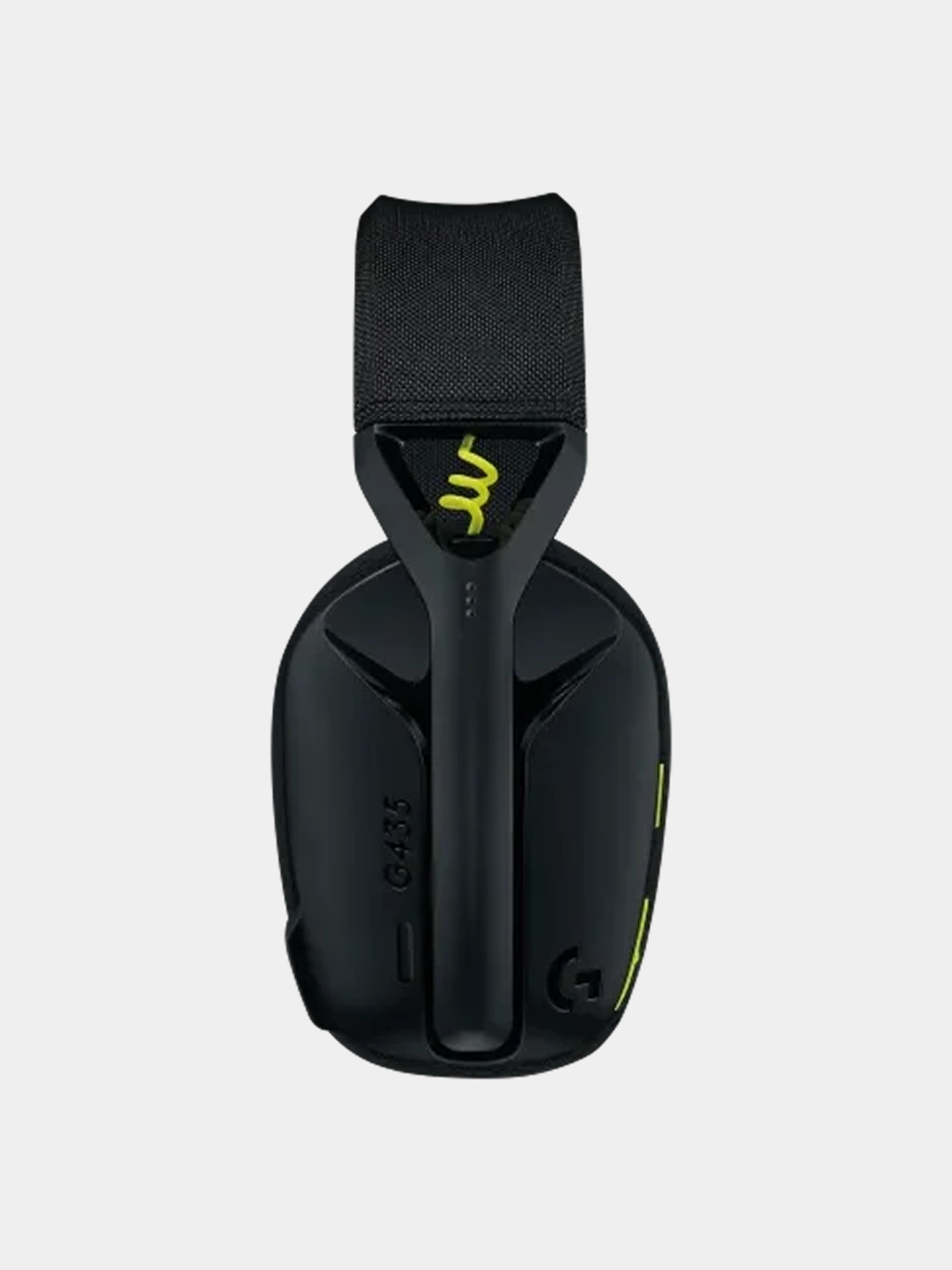 Оригинал, Беспроводная компьютерная гарнитура Logitech G G435, игровые наушники, черный/неоновый желтый, [981-001049] — фото 1