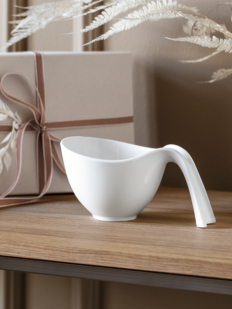 Картинки Салатник с ручкой 450 мл, Flow, Villeroy & Boch, Премиум-Фарфор