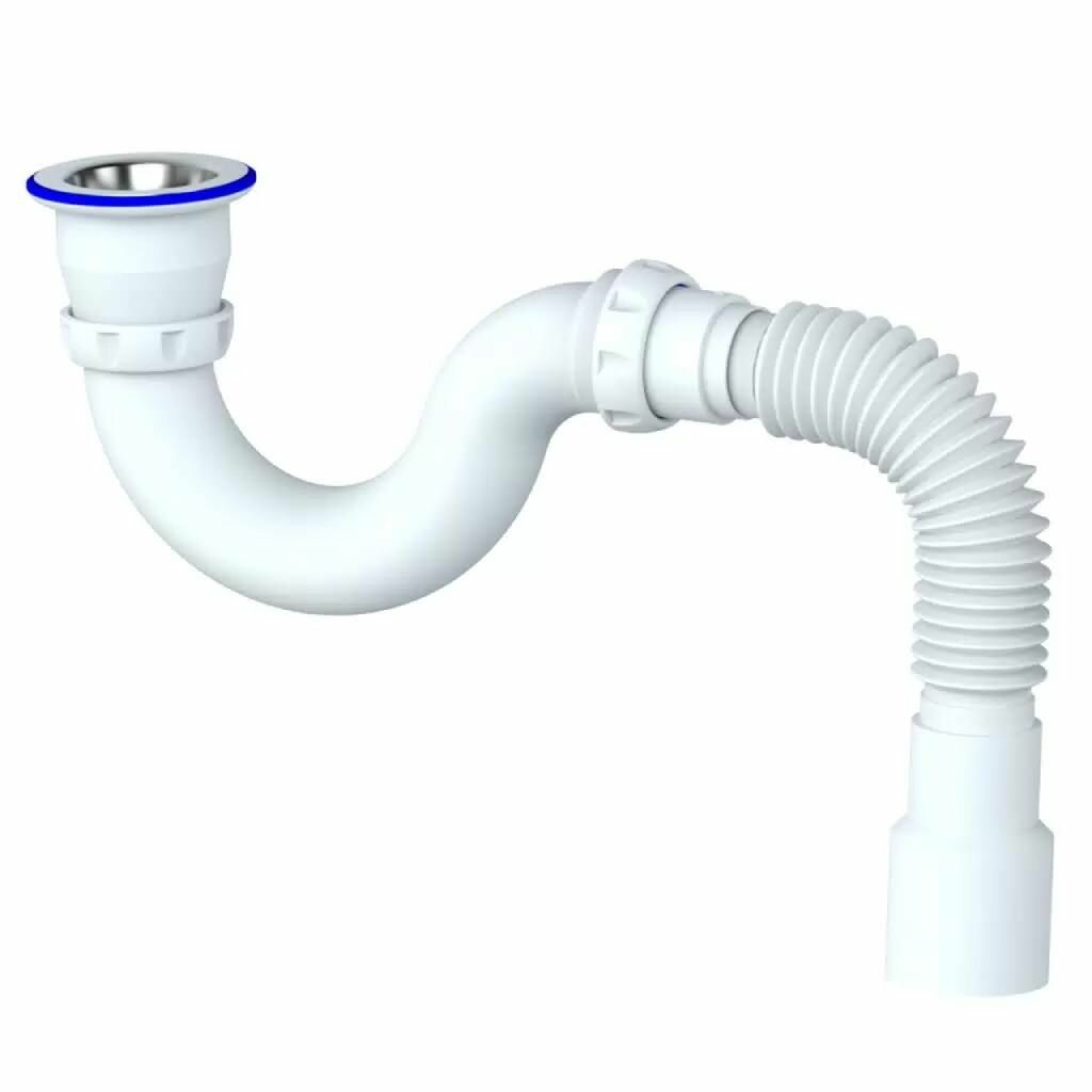 Сифон для душевого поддона Unicorn 40х40/50 мм, полипропилен, G32