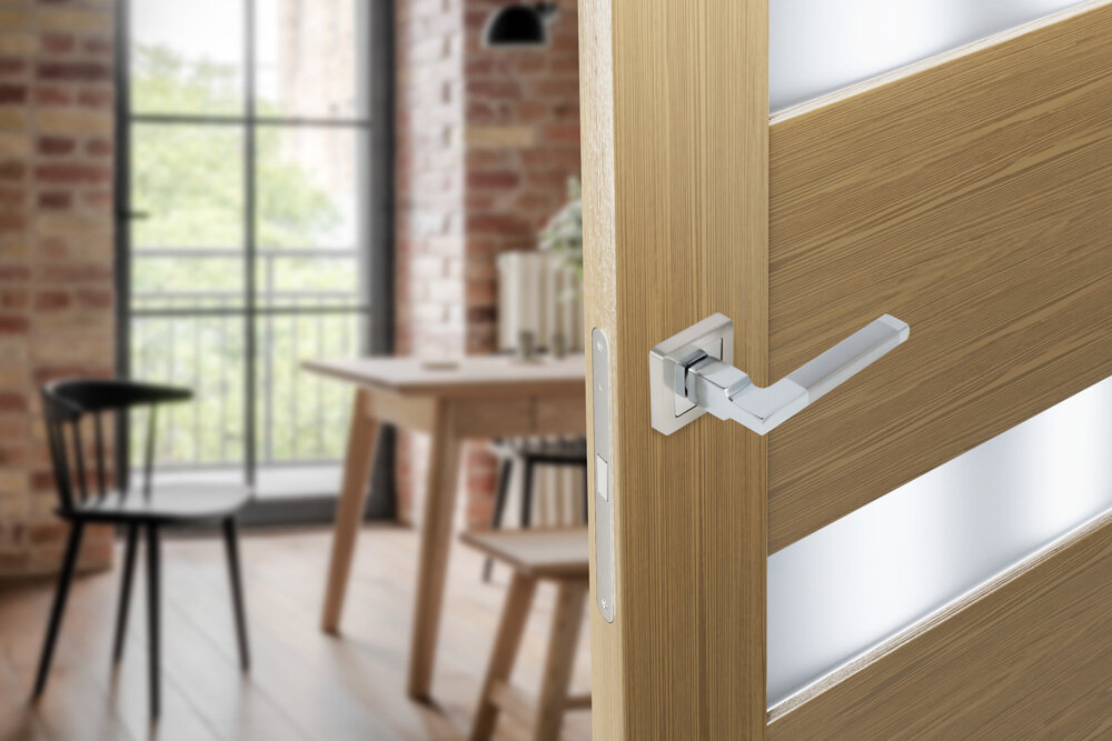 Дверные ручки Edson , цвет никель - фото №9