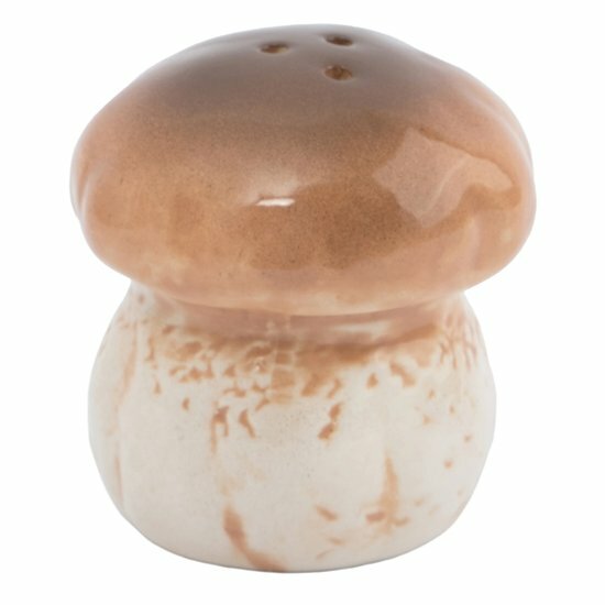 Емкость для соли или перца Anna Lafarg Autumn forest Гриб 7 см керамика молочно-коричневый (ANLAF-XIAJIA-031224-3)