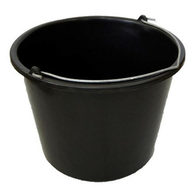 Ведро строительное морозостойкое полипропилен 20 л черное
