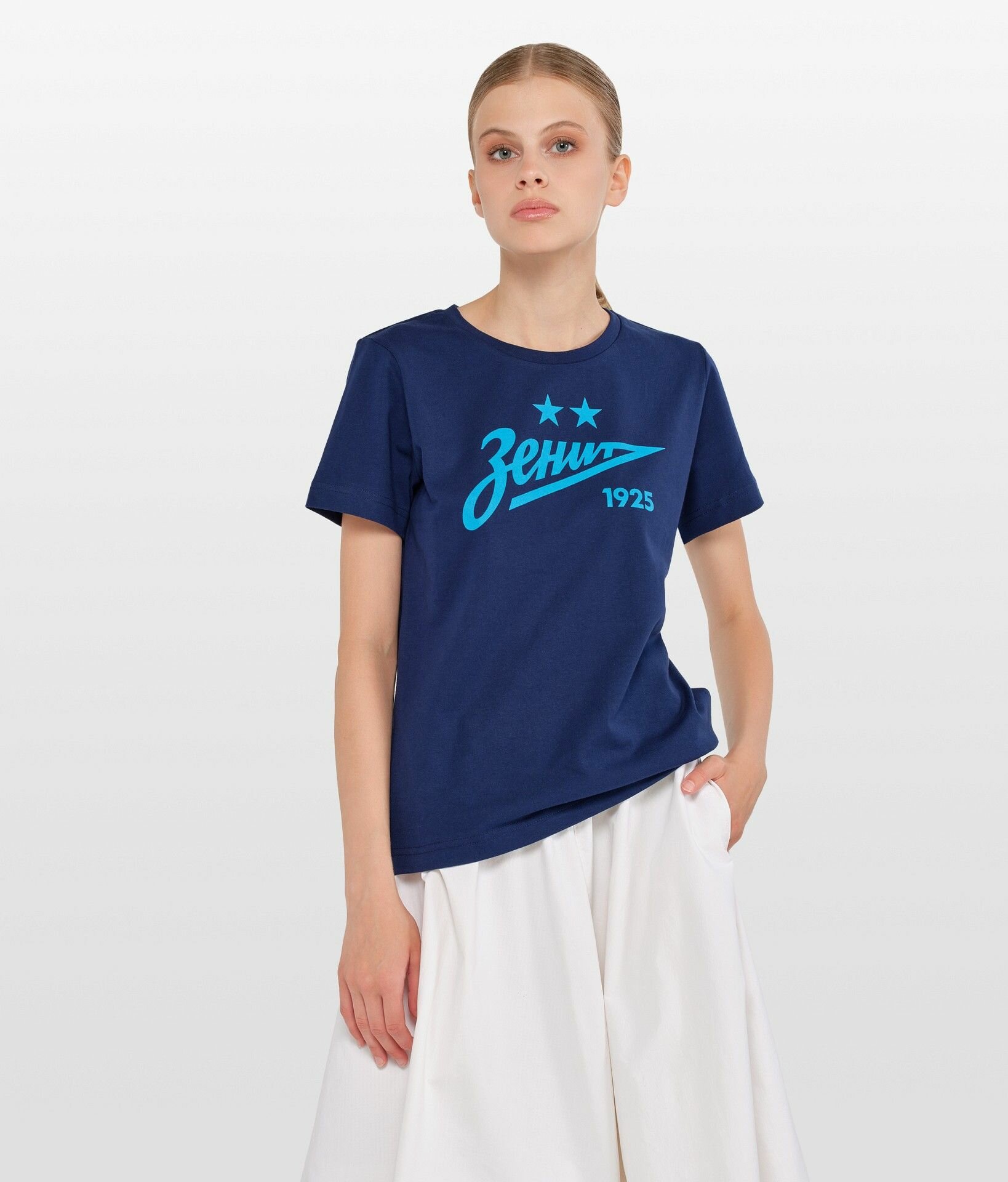 Футболка спортивная Зенит, размер S, темно-синий