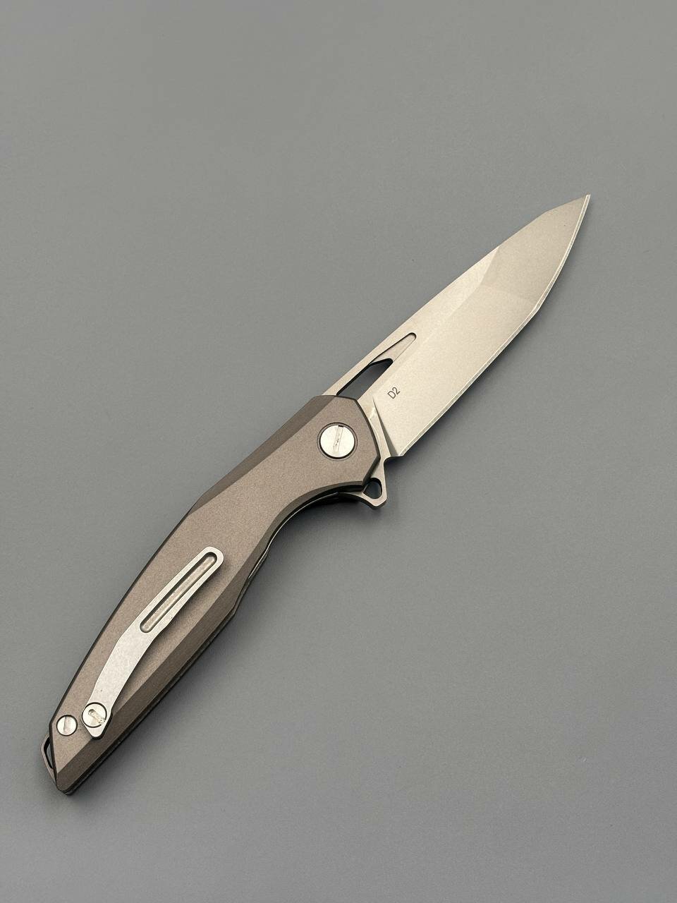 Складной нож D2 карбон — фото 1