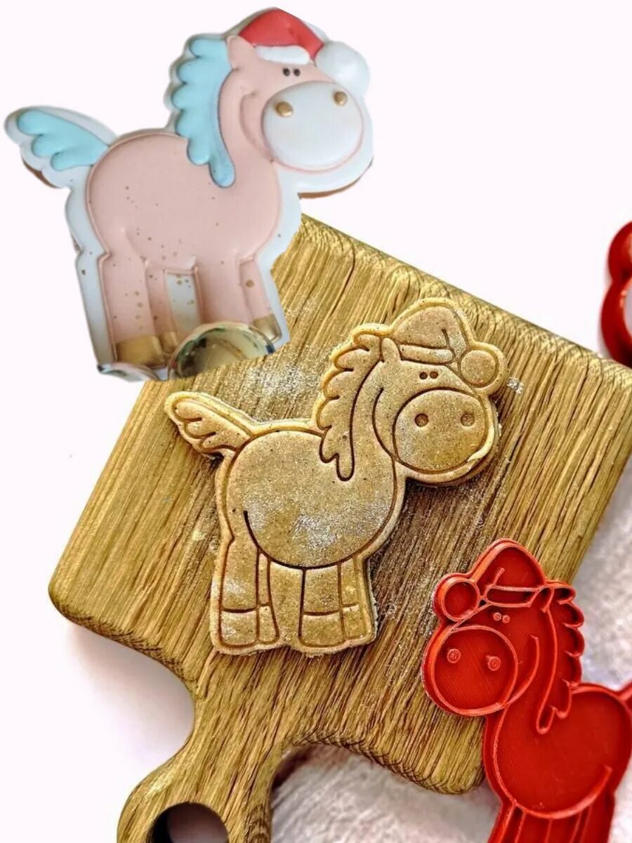 Формочки для печенья лошадка вырубка для пряника лошадь 2026